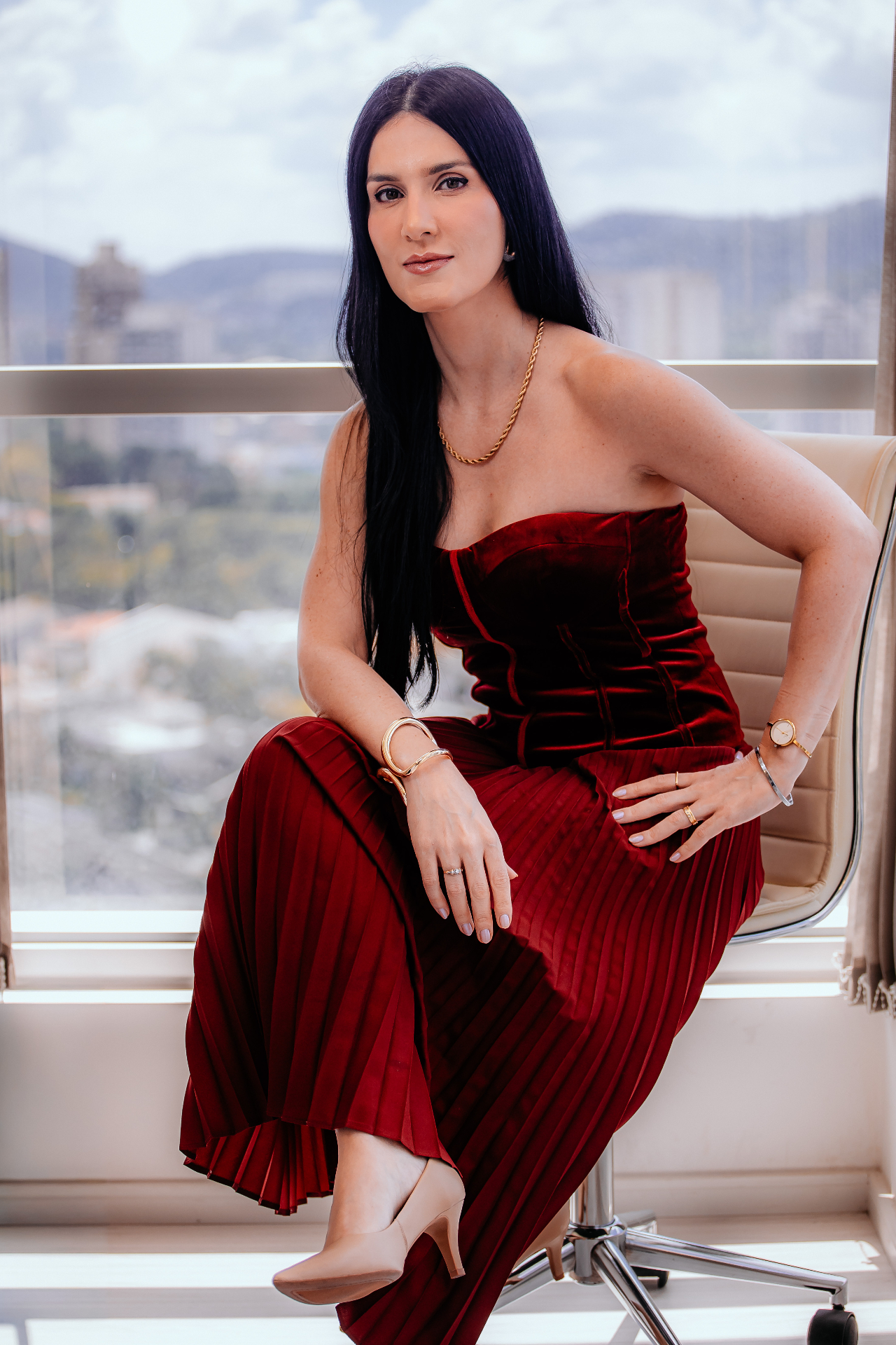 Monique Sansão, mãe, cientista de IA e dentista